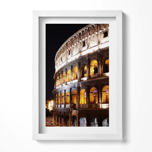Keretezett kép Római Colosseum éjszakai fényben