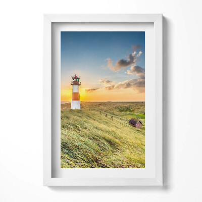 Keretezett kép Fénytorony naplementében