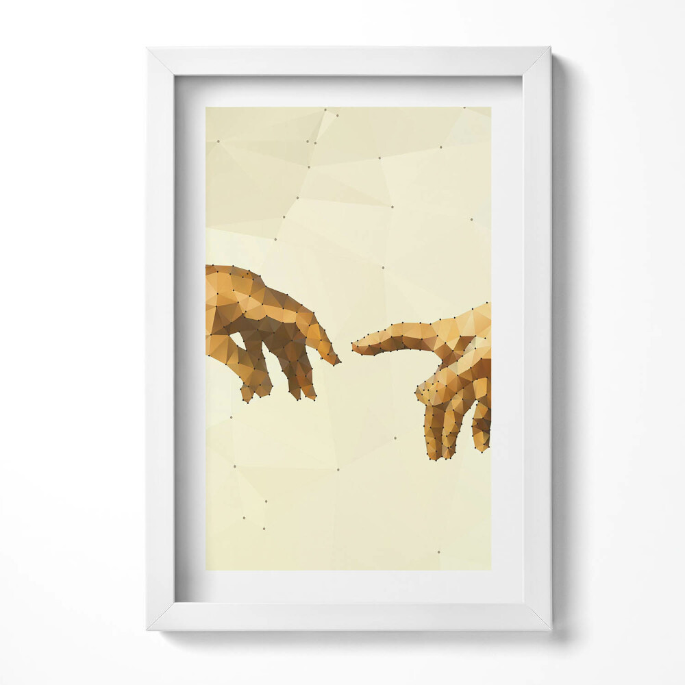 Keretezett kép Két kéz érintkezése