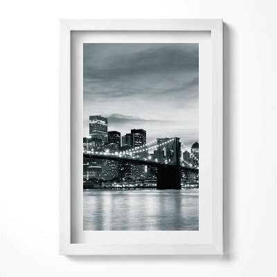 Keretezett kép Brooklyn híd városi táj