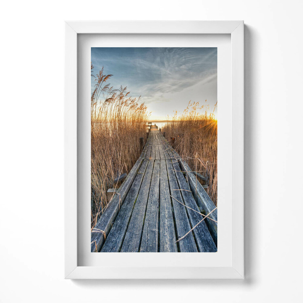 Keretezett kép Híd a nádas mellett