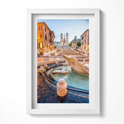 Keretezett kép Spanyol lépcső és vízmedence