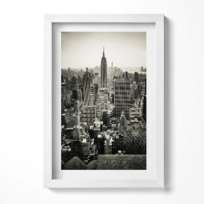 Keretezett kép New York város panorámája