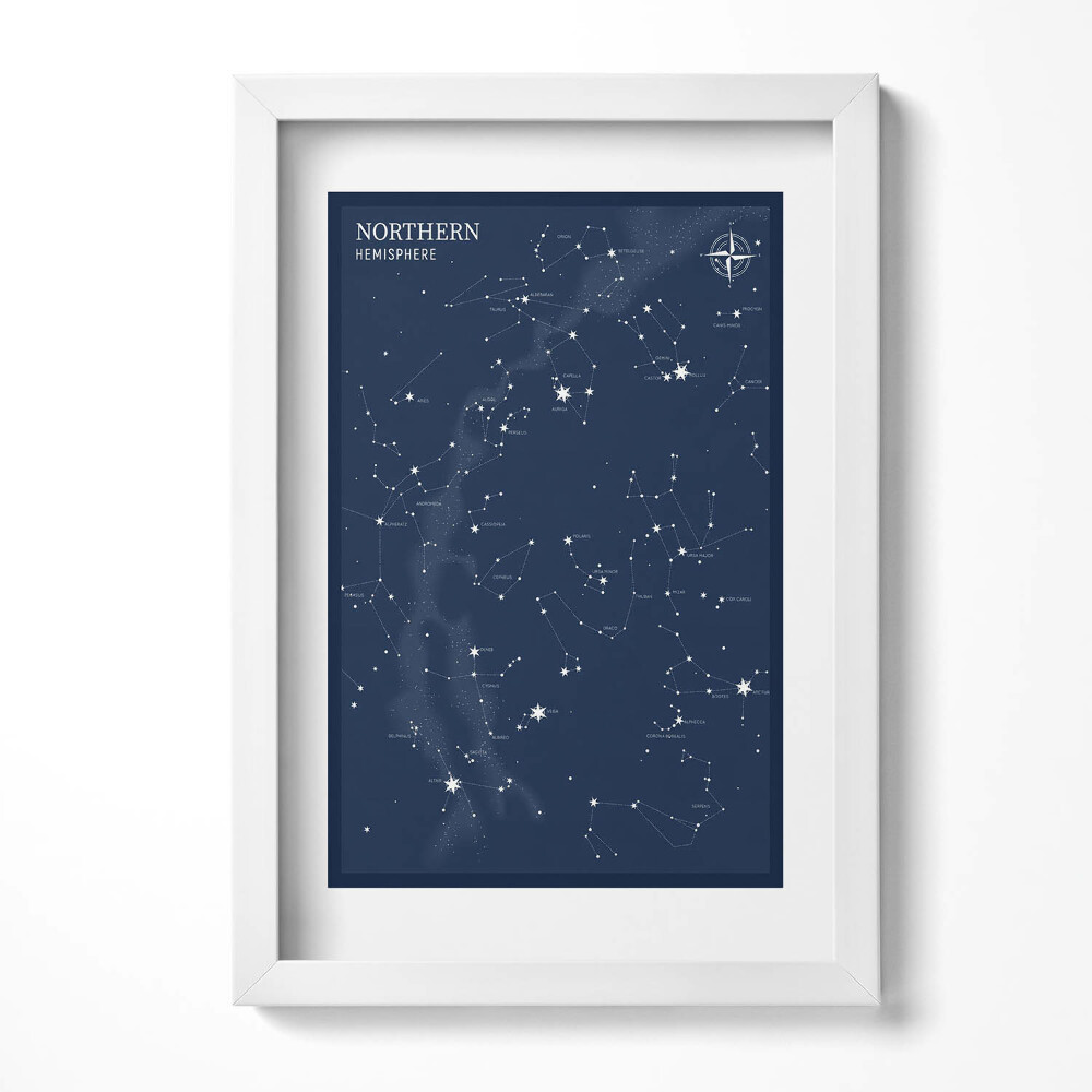 Keretezett kép Csillagképek térképe