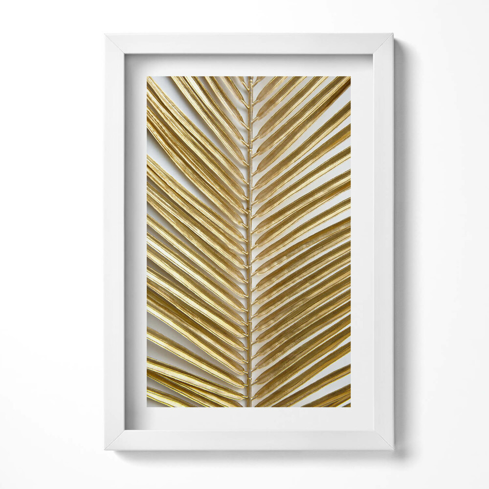 Keretezett kép Arany színű pálmalevél