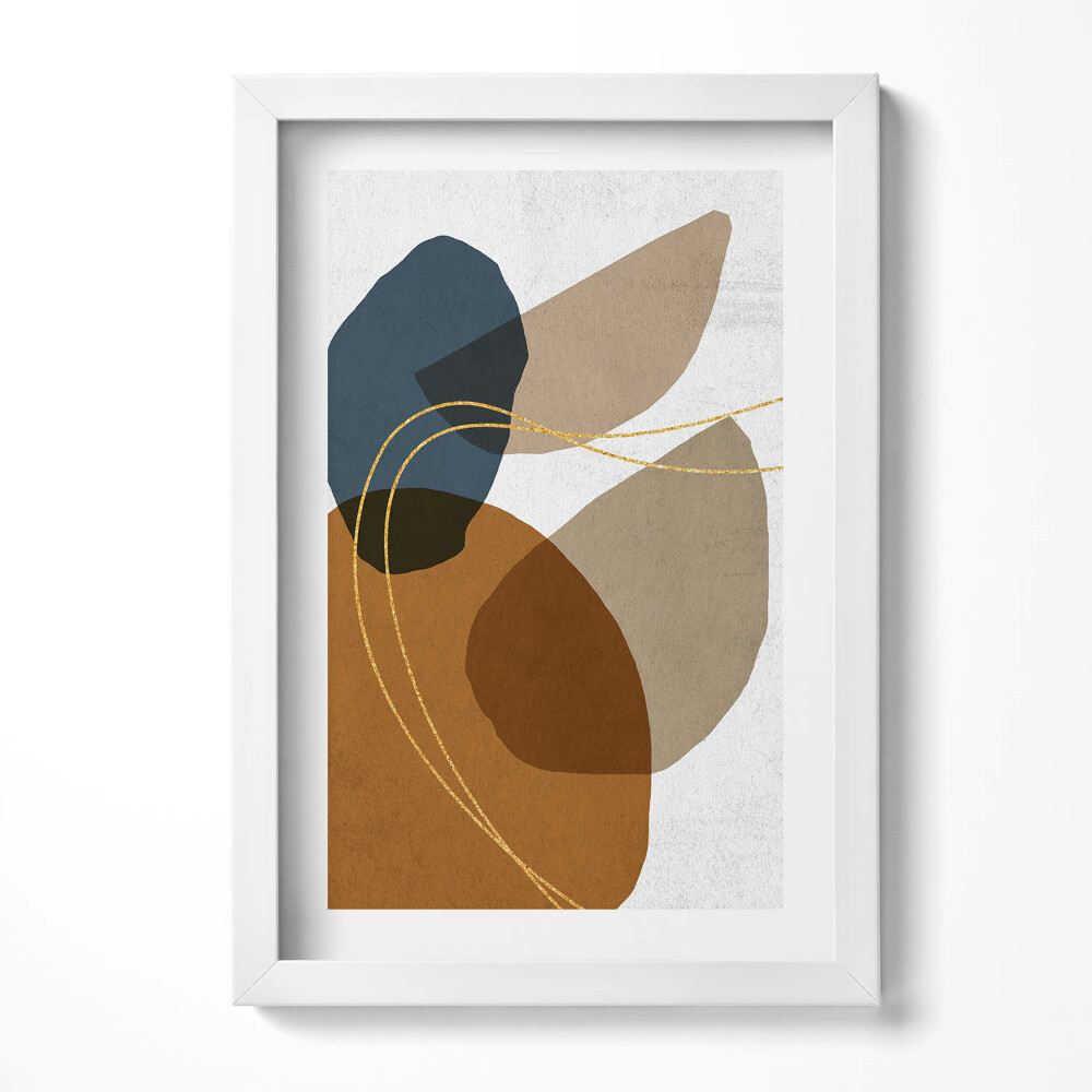 Keretezett kép Absztrakt formák és színek