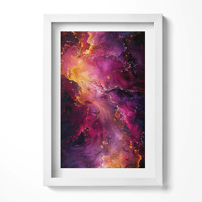 Keretezett kép Absztrakt színes galaktikus mintázat