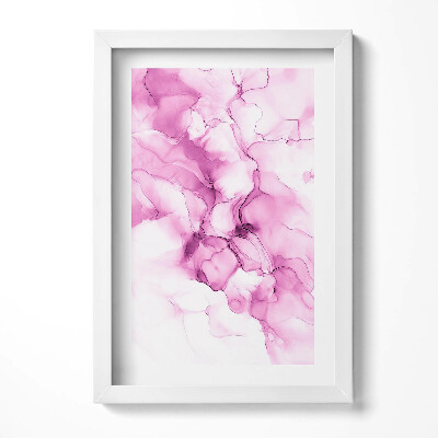Keretezett kép Absztrakt rózsaszín motívum