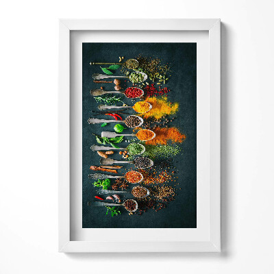 Keretezett kép Fűszerek és gyógynövények elrendezése