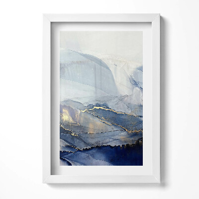 Keretezett kép Absztrakt hegyvidéki táj