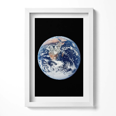 Keretezett kép Föld gömbölyű képe