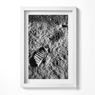 Keretezett kép Holdra lépés nyoma