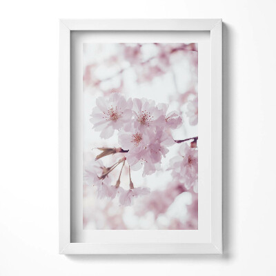 Keretezett kép Cseresznyevirágok pasztell színek