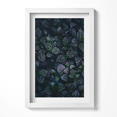 Keretezett kép Zöld levelek mintázata