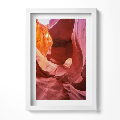 Keretezett kép Színes sziklaformációk kanyon