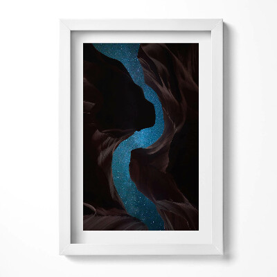 Keretezett kép Csillagos ég egy szurdokban