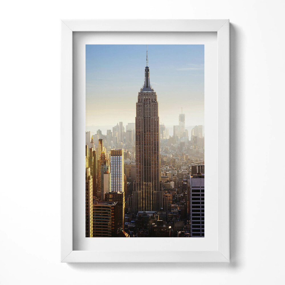 Keretezett kép Empire State Building városképe