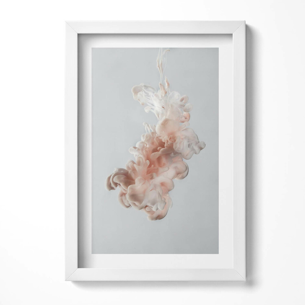 Keretezett kép Absztrakt lágy színű forma