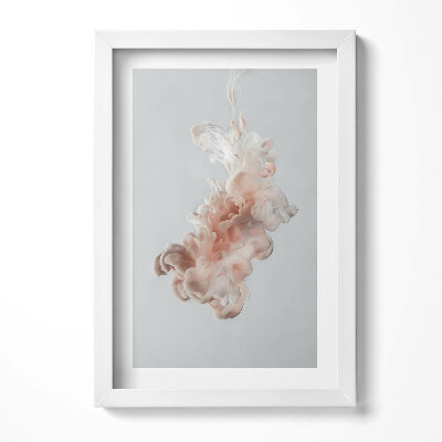 Keretezett kép Absztrakt lágy színű forma