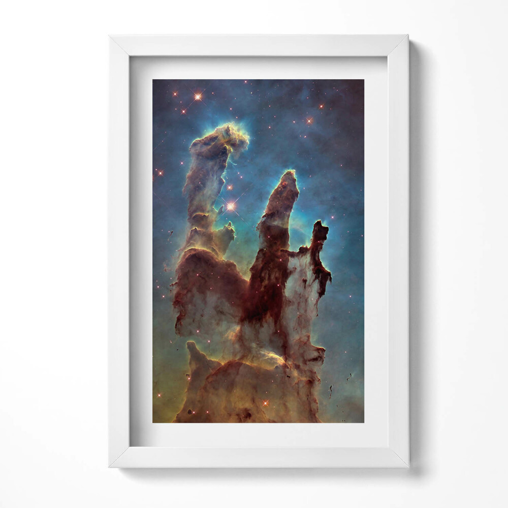 Keretezett kép Csillagközi köd és galaktikus forma