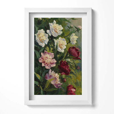 Keretezett kép Virágok színes csokorban