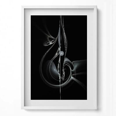 Függőleges kép keretben Absztrakt zenei motívum