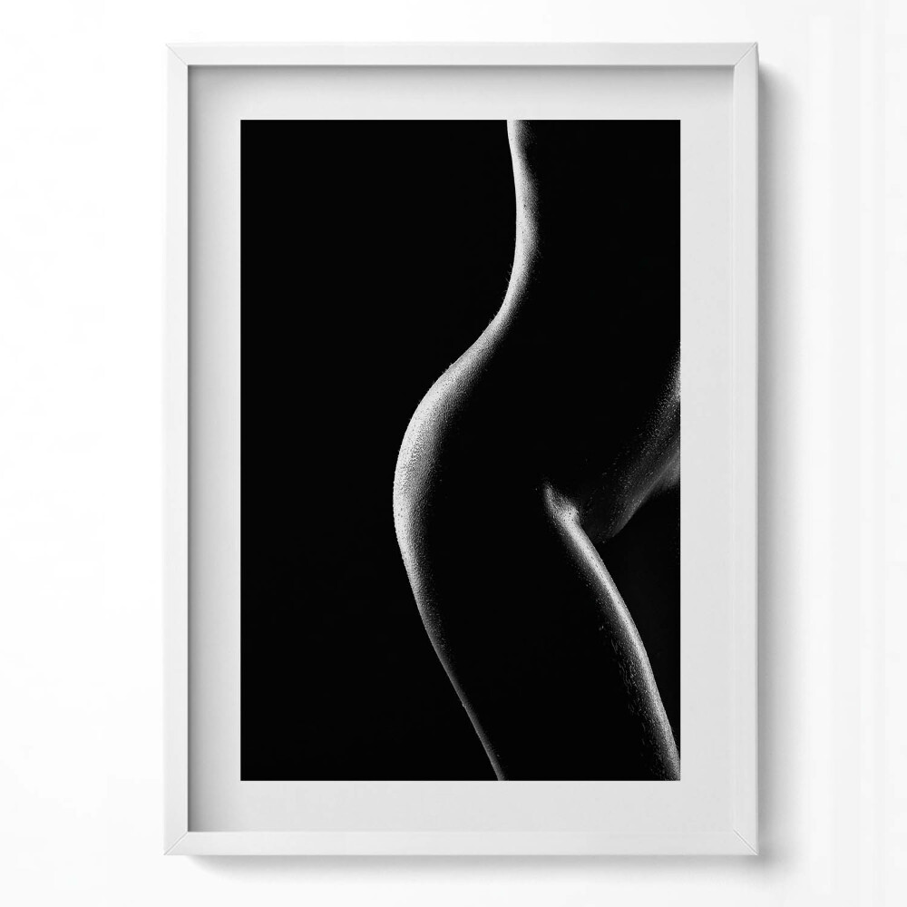 Függőleges kép keretben Absztrakt női alak