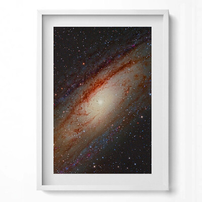 Függőleges kép keretben Galaxis spirálformában