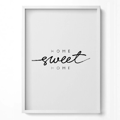Függőleges kép keretben Otthon édes otthon