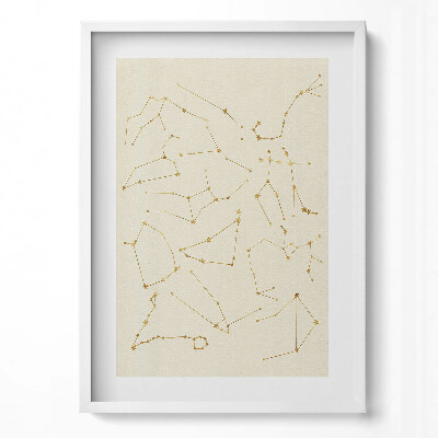 Függőleges kép keretben Csillagképek ábrázolása