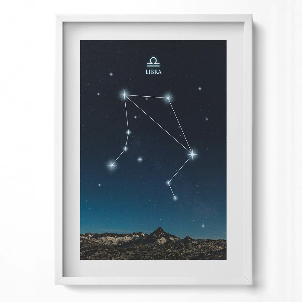 Függőleges kép keretben Csillagjegy: Mérleg