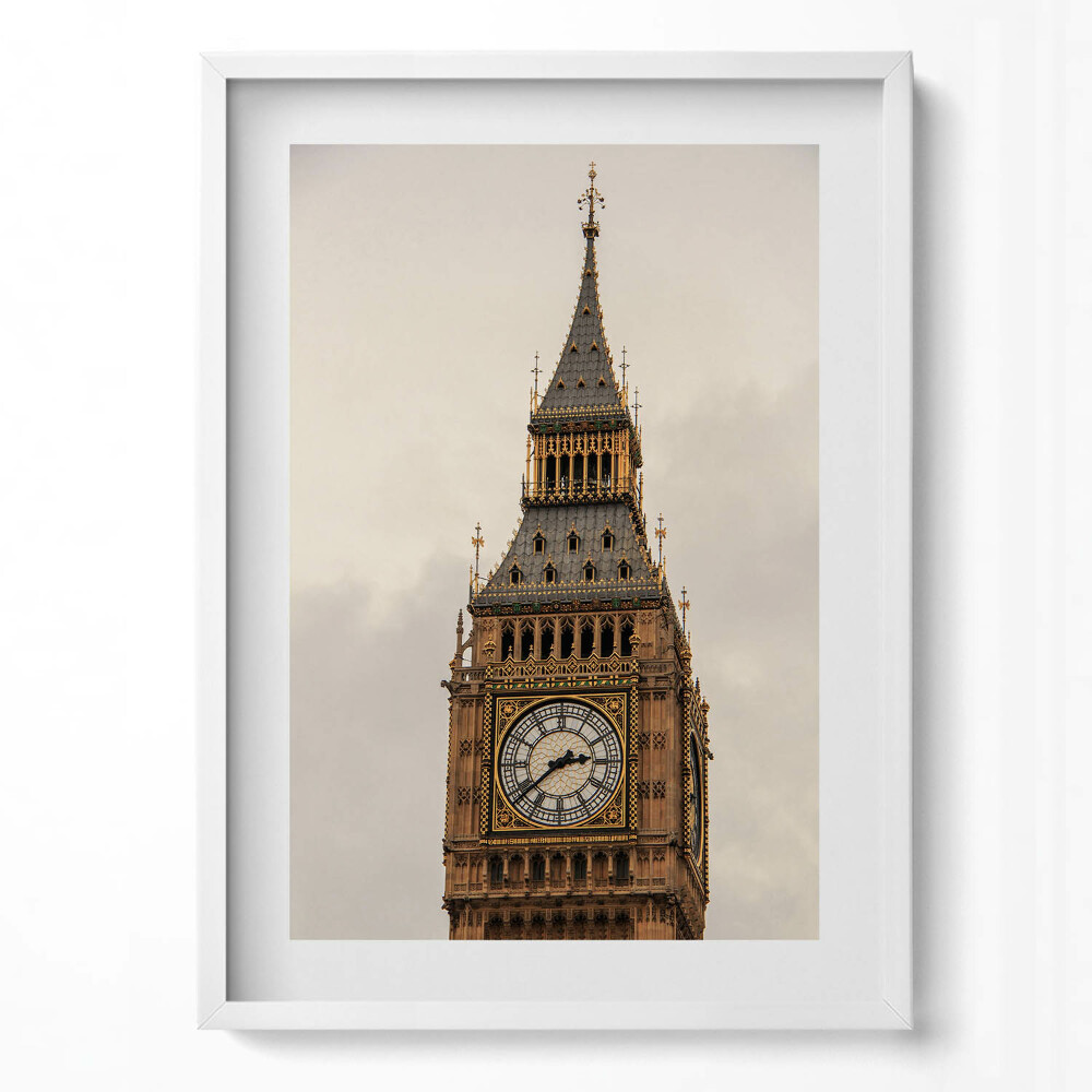 Függőleges kép keretben Big Ben toronyóra