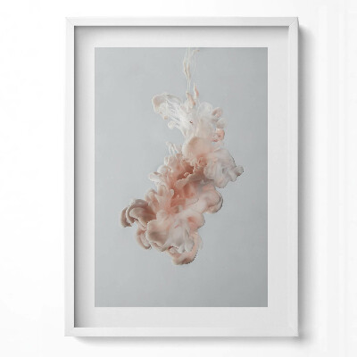 Függőleges kép keretben Absztrakt lágy színű forma