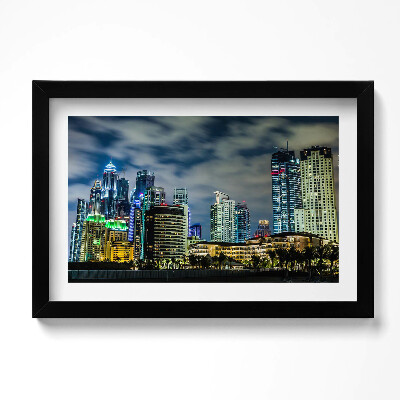 Keretezett kép Nagyváros éjszaka