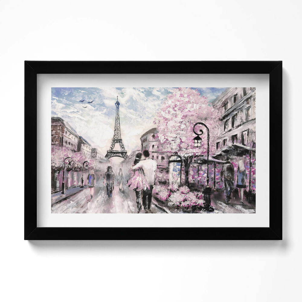 Keretezett kép Paris and the Eiffel Tower