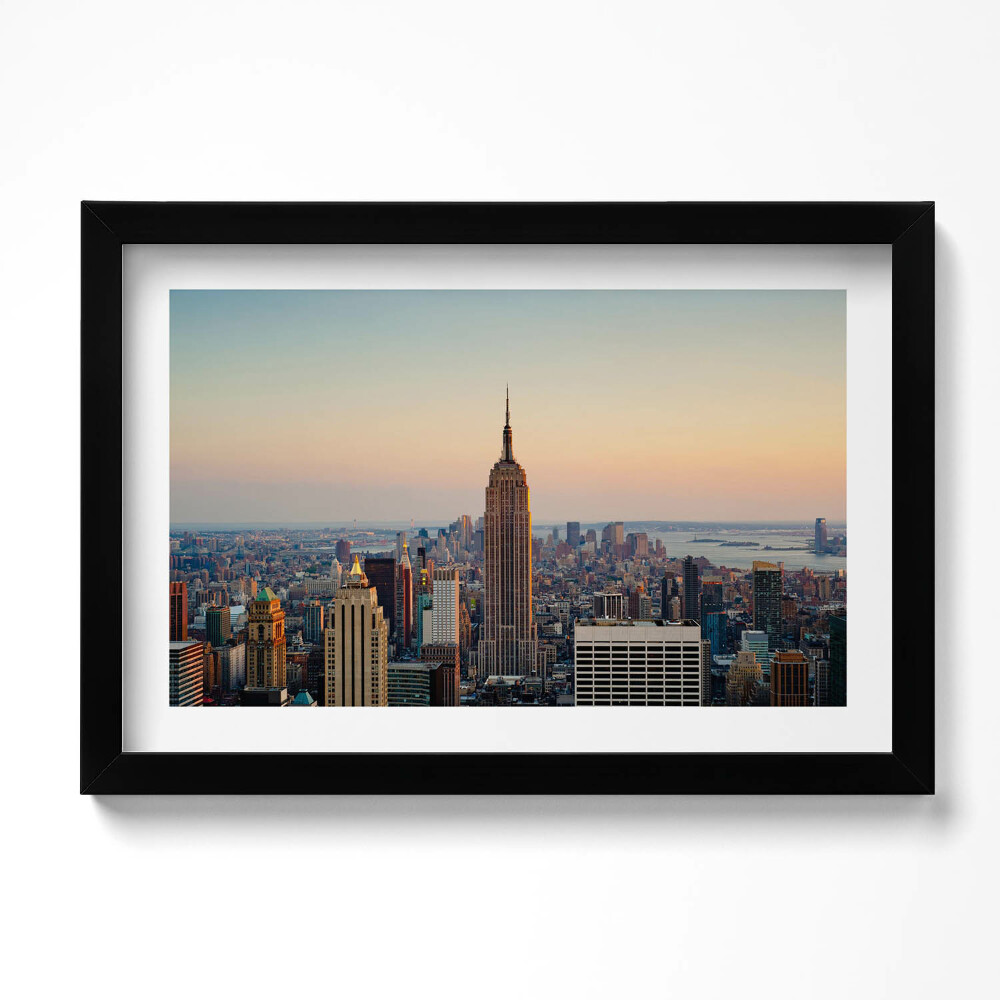 Keretezett kép New York-i panoráma