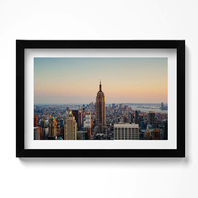 Keretezett kép New York-i panoráma