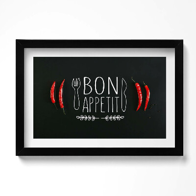 Kép keretben Ízletes felirat