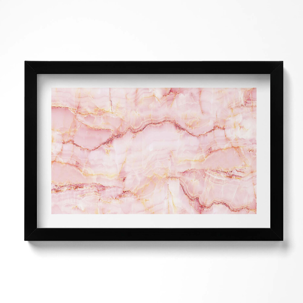 Keretezett kép Rózsaszín márvány textúra