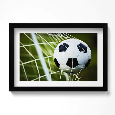 Kép keretben Labda a célban