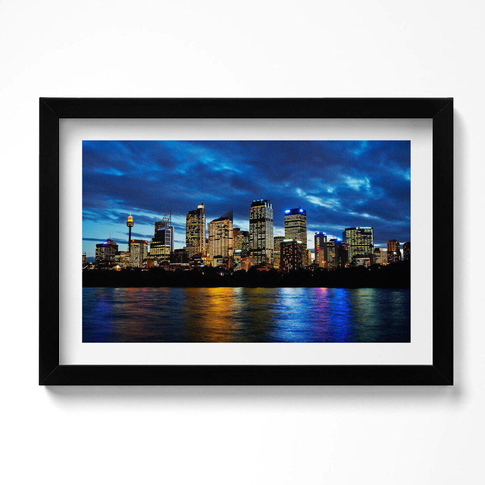 Kép keretben Esti séta Sydneyben