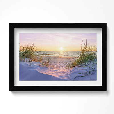 Keretezett kép Lengyel tenger - strand a napon