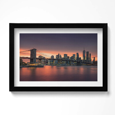 Keretezett kép New York East River