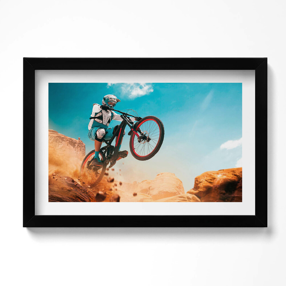 Keretezett kép Motorozás a sivatagban