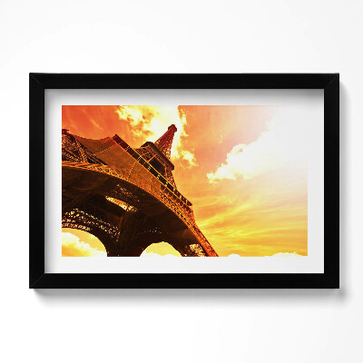 Keretezett kép Eiffel-torony látványosság Párizsban