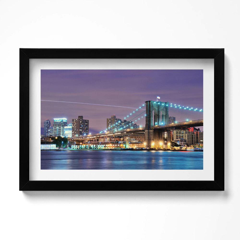 Kép keretben Brooklyn híd
