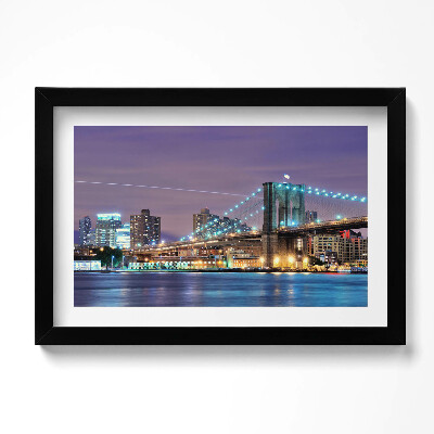 Kép keretben Brooklyn híd