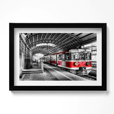 Keretezett kép Régi vasúti peron