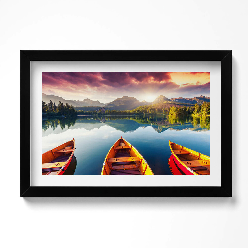 Keretezett kép Szczyrbskie Pleso Nemzeti Park Szlovákia