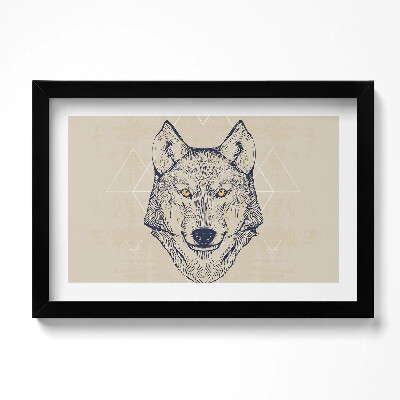 Keretezett kép Farkasfej